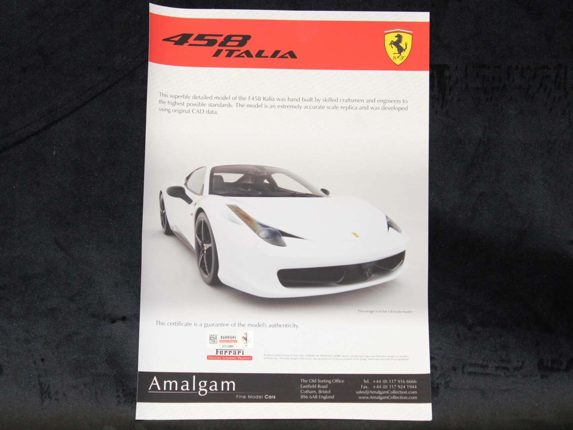 Amalgam Ferrari 458 Italia model - Image 8 of 9