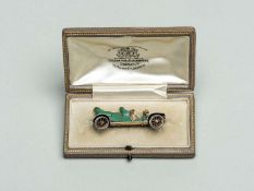 Rolls Royce Silver Ghost landaulette brooch