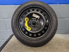 1 VOLVO V60 COMPACT SPARE WHEEL AND TYRE.&nbsp;