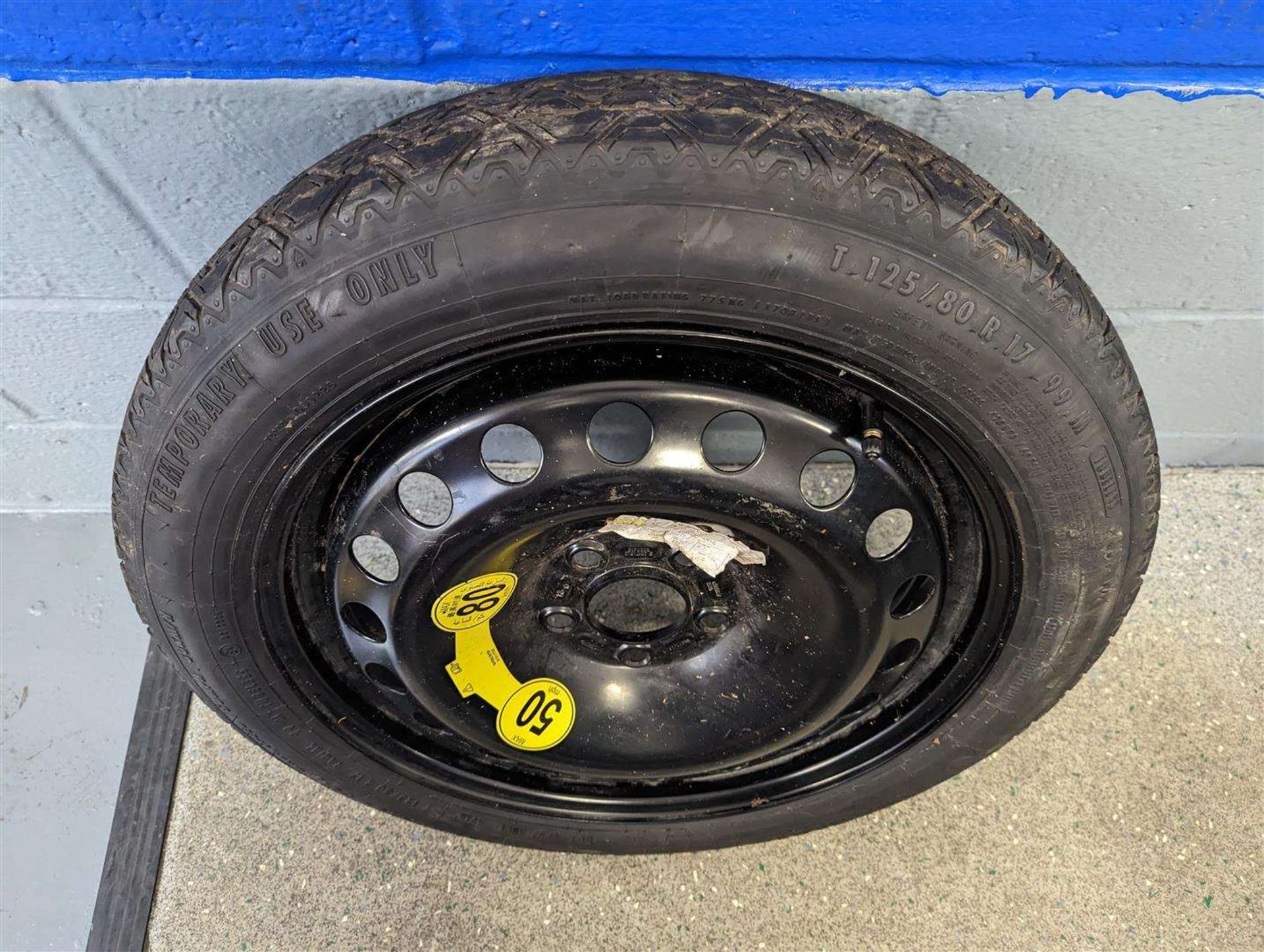 1 VOLVO V60 COMPACT SPARE WHEEL AND TYRE.&nbsp; - Image 2 of 3