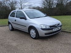 2003 VAUXHALL CORSA CLUB 16V