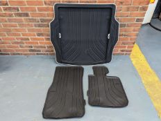 NEW BOOT TRAY &amp; FRONT RUBBER MATS FOR BMW F22 COUPE MODEL