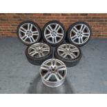 Six 18" Jaguar X Type Alloys