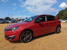 2014 PEUGEOT 308 FELINE BLUE HDI