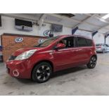 2012 NISSAN NOTE N-TEC+ AUTO