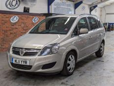 2011 VAUXHALL ZAFIRA EXCLUSIV CDTI EFLX