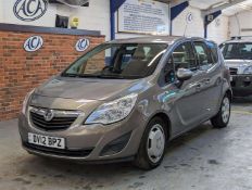 2012 VAUXHALL MERIVA EXCLUSIV CDTI