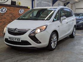 2013 VAUXHALL ZAFIRA TOURER SE TURBO