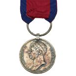 WATERLOO MEDAL TO WILLIAM RODGERS, 32nd REGIMENT FOOT. General age wear, knocks, rubbed and