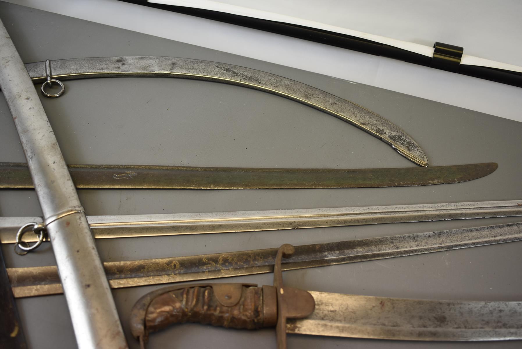 A RELIC 1796 PATTERN CAVALRY TROOPER'S SWORD, 49cm blade by WOOLLEY & DEAKIN, Ordnance stamp, - Image 7 of 9