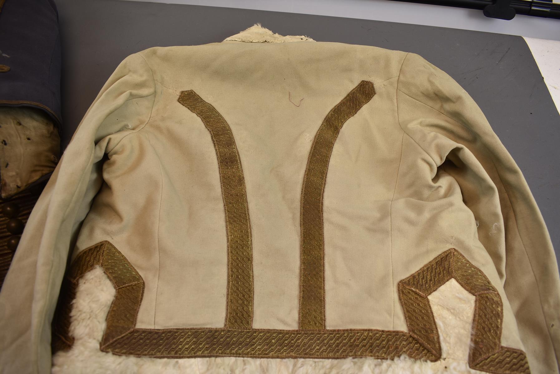 THREE CONTINENTAL HUSSAR STYLE JACKETS. The first red with gold lace decoration and plain ball - Image 14 of 14