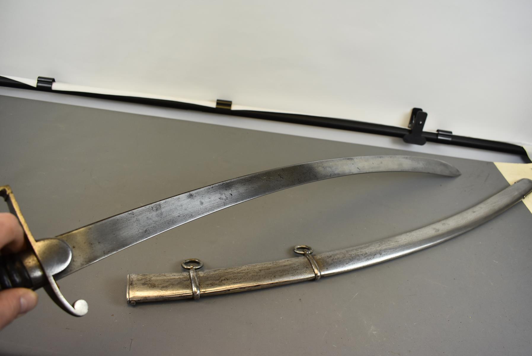A SCARCE 15TH OR KING'S HUSSARS 1796 PATTERN LIGHT CAVALRY OFFICER'S SABRE OR SWORD, 89cm curved - Image 6 of 10