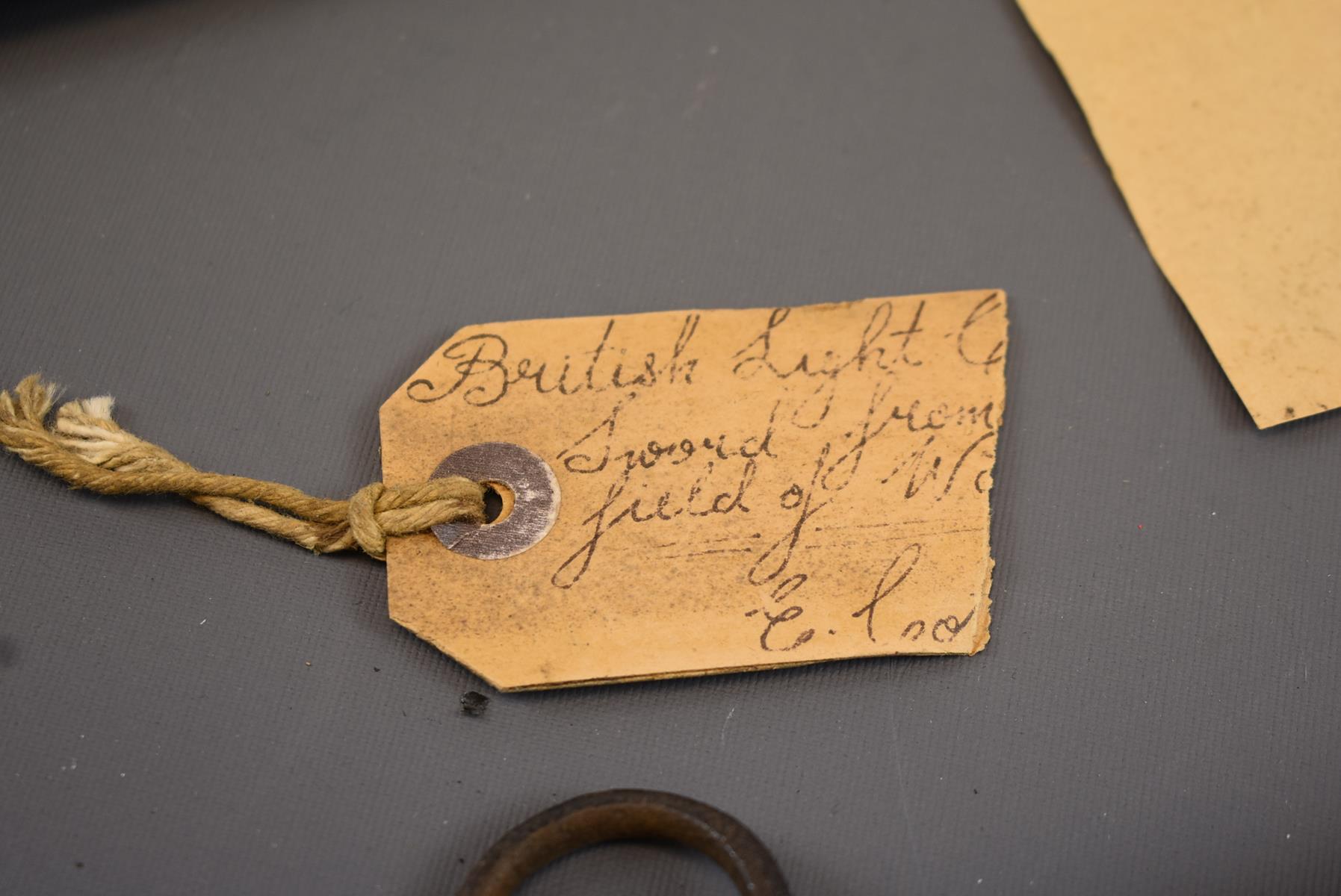 A 1796 PATTERN LIGHT CAVALRY TROOPER'S SWORD FROM THE SERGEANT MAJOR EDWARD COTTON WATERLOO - Image 3 of 12