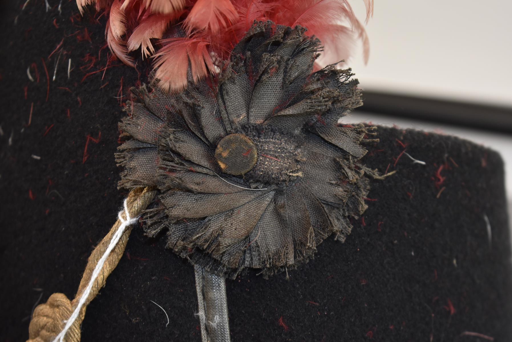 COLDSTREAM GUARDS SENIOR NCO'S 1812-1816 REPLICA SHAKO. Late 19th or early 20th Century example in - Image 4 of 9