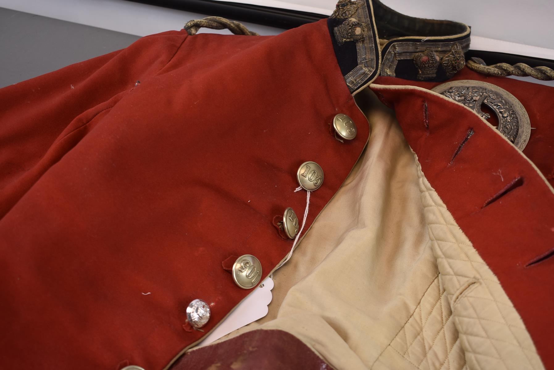 A VICTORIAN SCOTTISH LIEUTENANT COLONEL'S FULL DRESS UNIFORM ENSEMBLE TO THE GLASGOW HIGHLANDERS, - Image 22 of 36