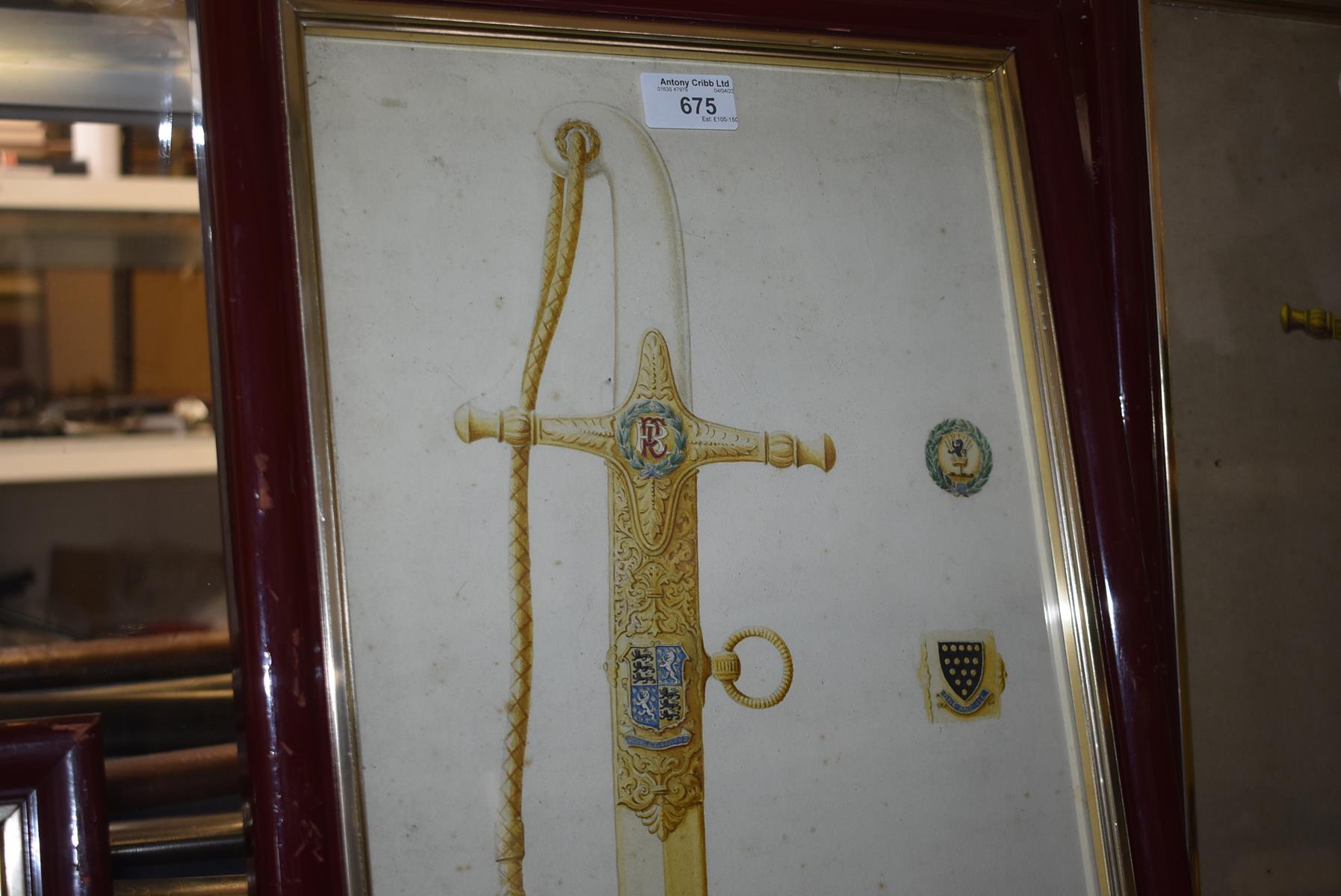 THREE ORIGINAL VICTORIAN WATERCOLOUR WILKINSON SWORD MAMELUKE DESIGNS, the first inscribed "1902 - Image 6 of 13