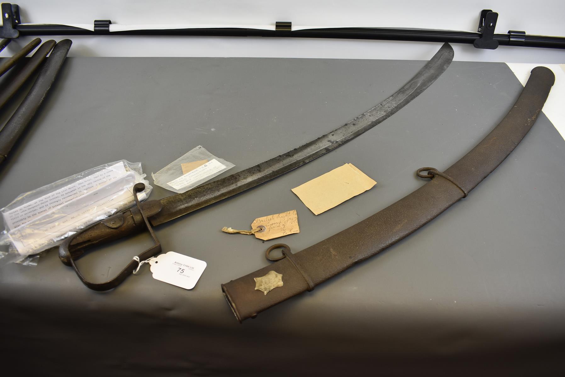 A 1796 PATTERN LIGHT CAVALRY TROOPER'S SWORD FROM THE SERGEANT MAJOR EDWARD COTTON WATERLOO - Image 2 of 12