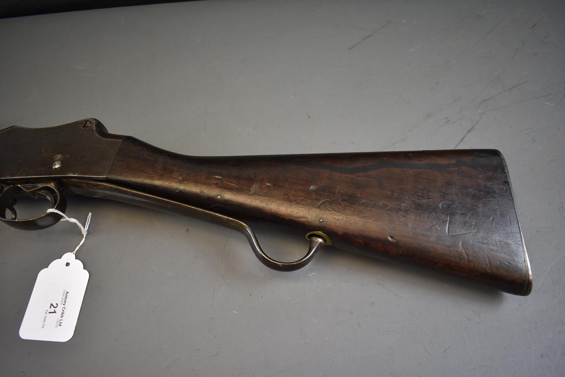 A .450 OBSOLETE CALIBRE MARTINI HENRY SERVICE RIFLE, 32.5inch sighted barrel fitted with ramp and - Image 14 of 18
