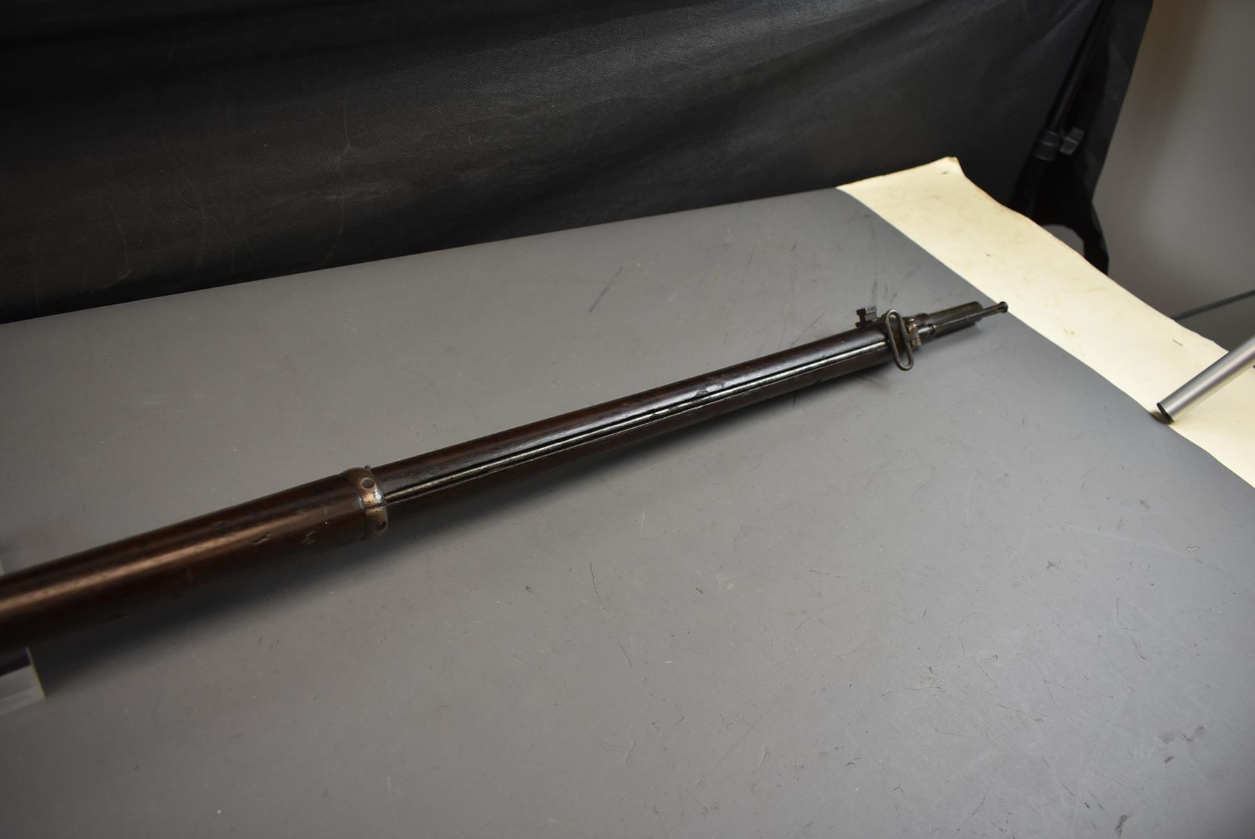 A .450 OBSOLETE CALIBRE MARTINI HENRY SERVICE RIFLE, 32.5inch sighted barrel fitted with ramp and - Image 8 of 18