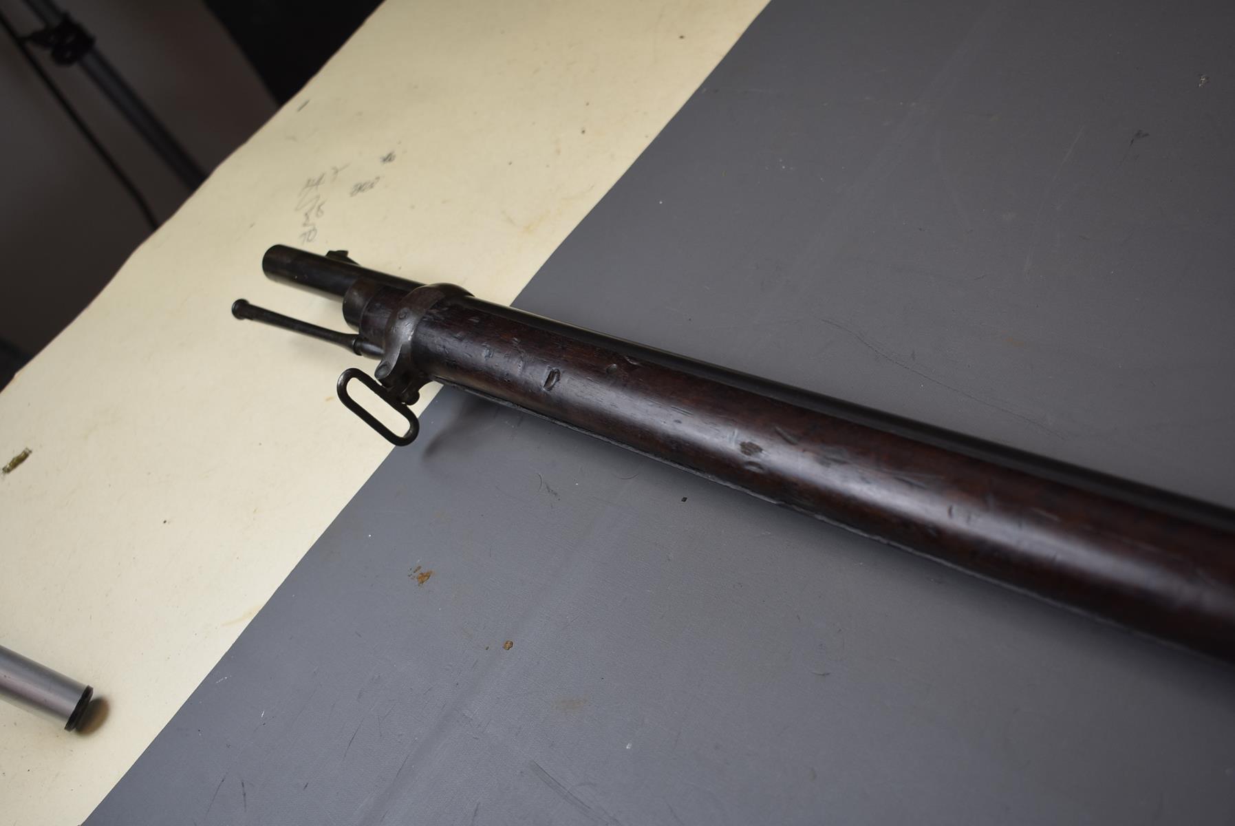 A .450 OBSOLETE CALIBRE MARTINI HENRY SERVICE RIFLE, 32.5inch sighted barrel fitted with ramp and - Image 18 of 18