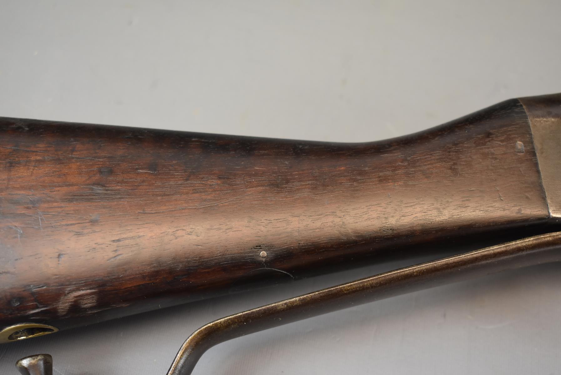 A .450 OBSOLETE CALIBRE MARTINI HENRY SERVICE RIFLE, 32.5inch sighted barrel fitted with ramp and - Image 4 of 18