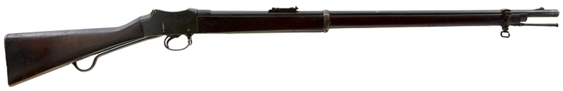 A .450 OBSOLETE CALIBRE MARTINI HENRY SERVICE RIFLE, 32.5inch sighted barrel fitted with ramp and