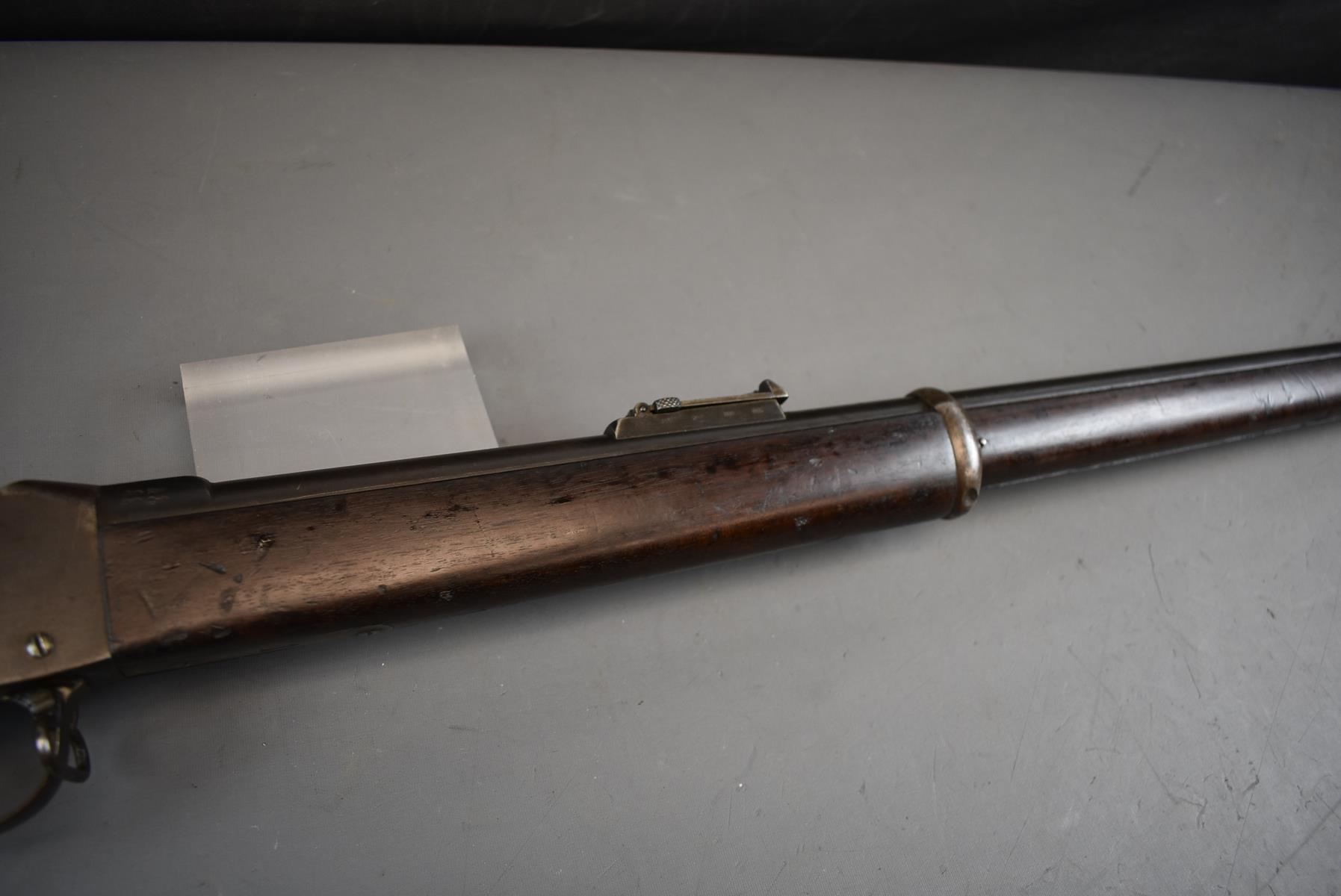 A .450 OBSOLETE CALIBRE MARTINI HENRY SERVICE RIFLE, 32.5inch sighted barrel fitted with ramp and - Image 6 of 18