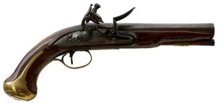 A 28-BORE FLINTLOCK COACHING PISTOL BY TWIGG,