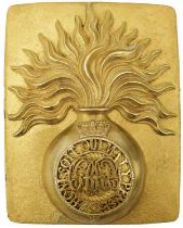 A GRENADIER GUARDS OFFICER'S SHOULDER BELT PLATE,