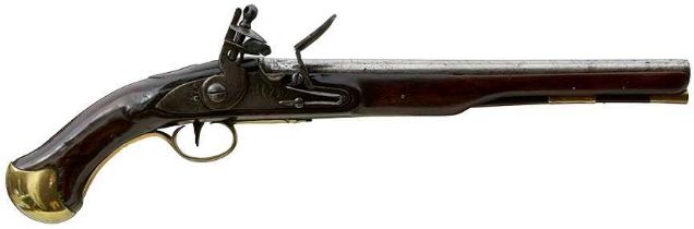 A .600 CALIBRE FLINTLOCK LONG SEA SERVICE PISTOL,