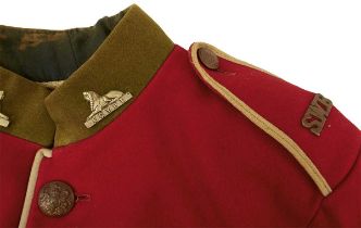 A SOUTH WALES BORDERERS SERGEANT'S TUNIC,