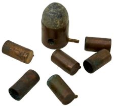 A SELECTION OF INERT/BLANK PINFIRE CARTRIDGES,