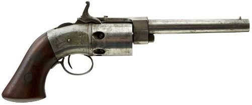 A .31 CALIBRE SIX-SHOT SPRINGFIELD MODEL 1851 WARNER BELT REVOLVER,
