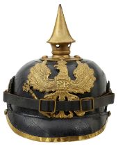 A PRUSSIAN OTHER RANK'S PICKELHAUBE,