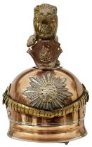 AN IMPERIAL GERMAN SAXON GARDE-REITER PARADE HELMET,