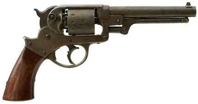 A .44 CALIBRE SIX-SHOT PERCUSSION STARR MODEL 1858 ARMY REVOLVER,