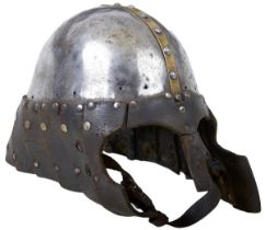 A GOOD COPY OF AN EARLY HELMET IN THE NORMAN MANNER,