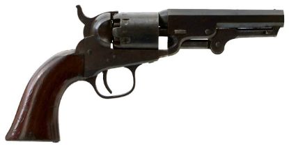 A .31 CALIBRE SIX-SHOT PERCUSSION LONDON COLT POCKET REVOLVER,