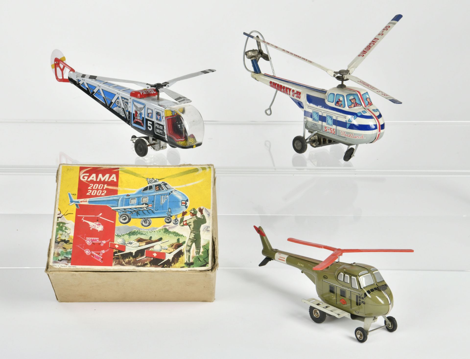 Gama u.a., 3 Helikopter