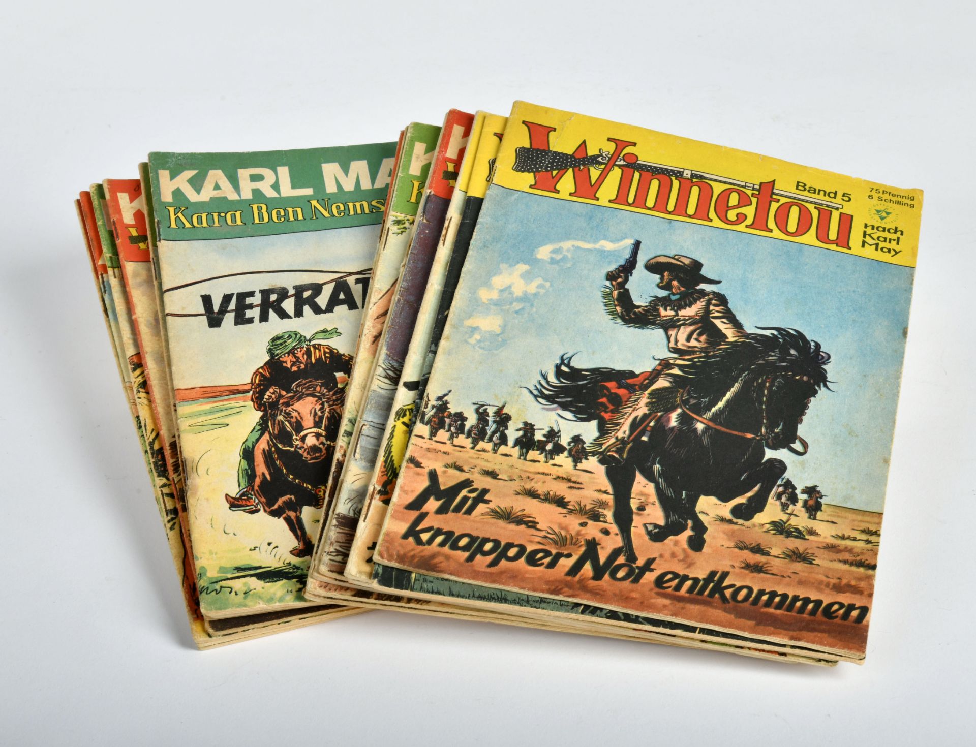 16 Winnetou/ Karl May comics, 60s, C 1-2