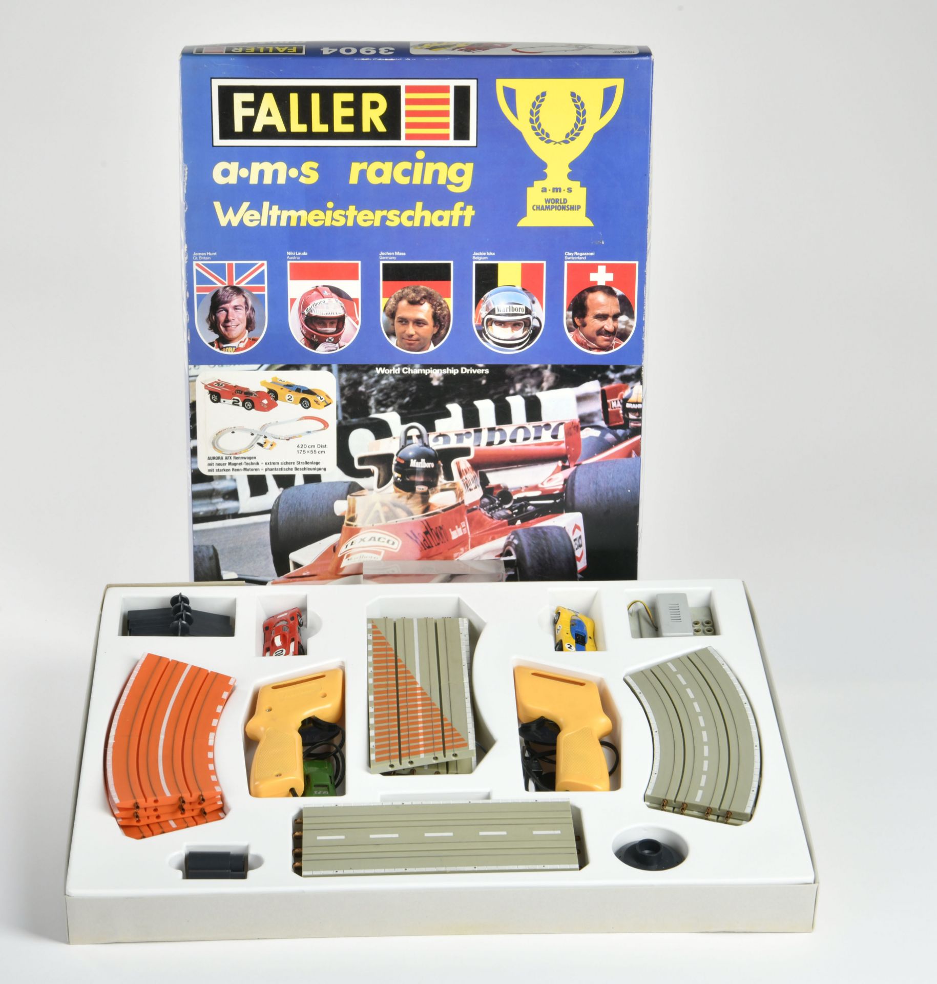 Faller, racing track 3904, with accessories, very good condition