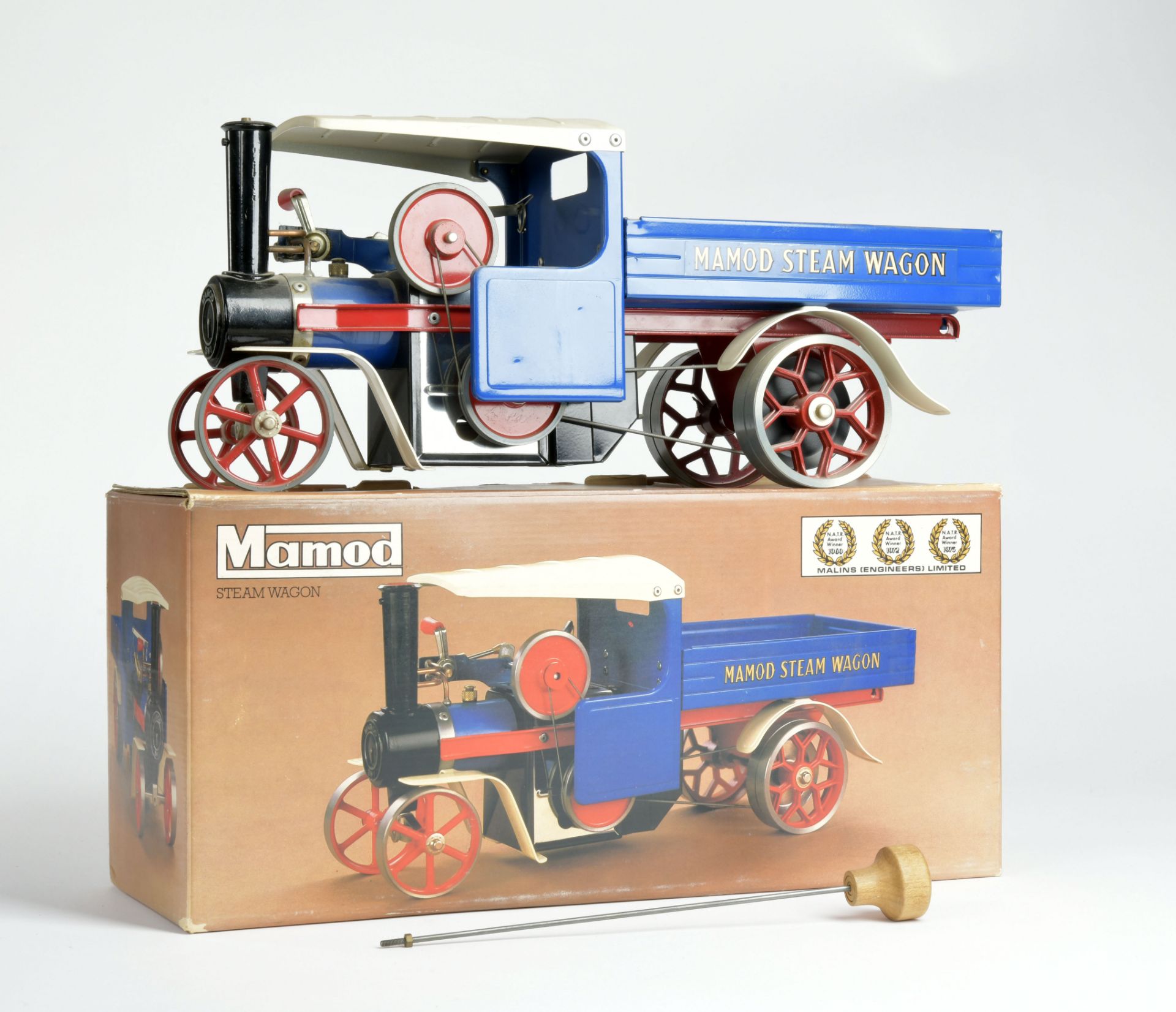 Mamod, steam vehicle, England, tin, box, C 2