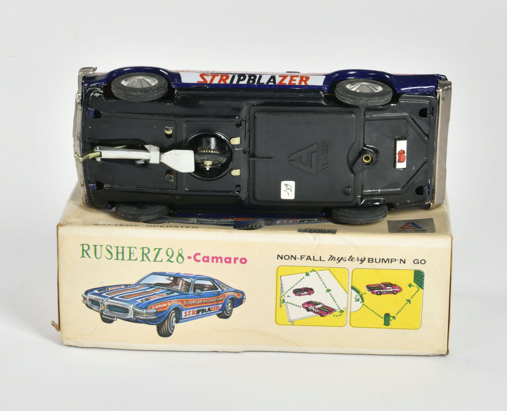 Rusher Z 28 Camaro, Japan, tin, 25cm, function not checked, paint d., box, C 3 - Image 3 of 3