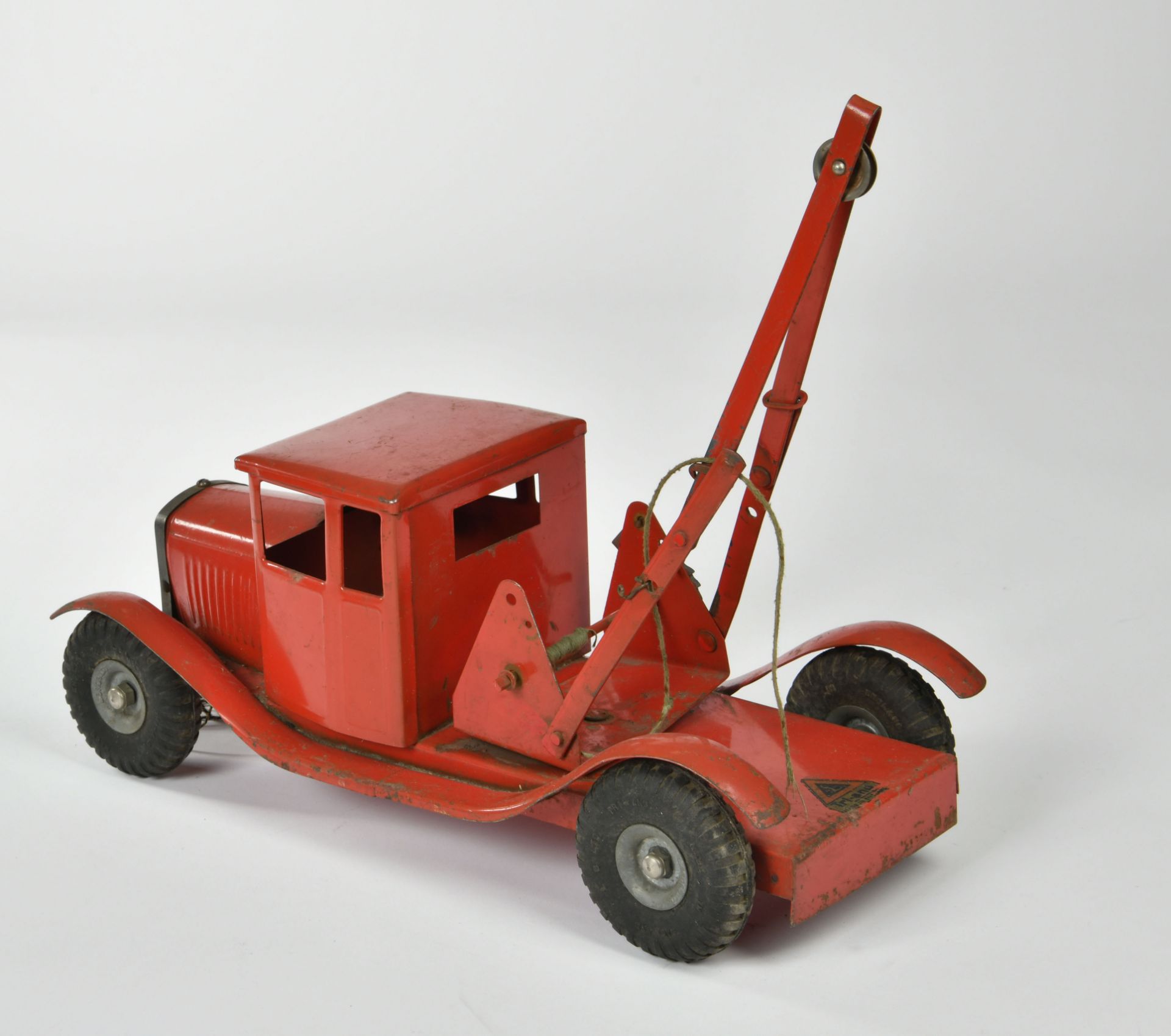 Triang, crane truck, England, tin, not complete, paint d., C 3 - Image 2 of 2