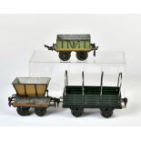 Märklin, Loren- & 2 Güterwagen