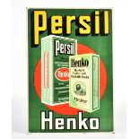 Persil Henko, Blechschild