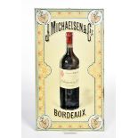 J. Michaelsen & Cie Chateau Margaux, Blechschild