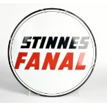 Stinnes Fanal, Emailleschild