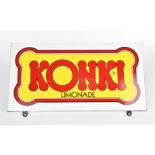 Konki Limonade, Emailleschild