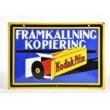 Kodak, Framkallning Kopiering, Emailschild